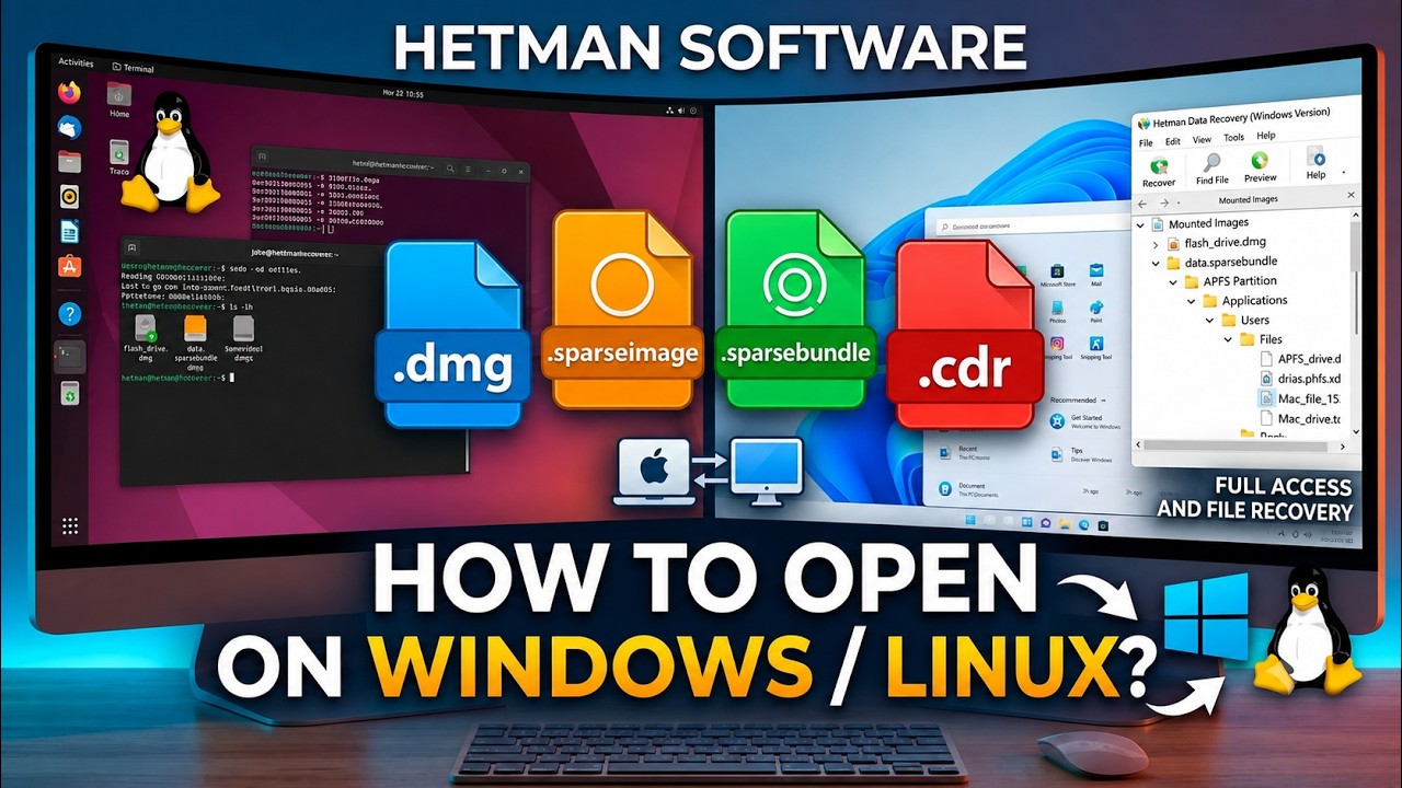 How to Open DMG, Sparseimage, Sparsebundle & CDR Images on Windows and Linux