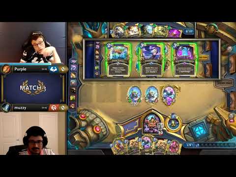 Purple vs muzzy - Hearthstone Grandmasters Americas S2 2019 - Week 1