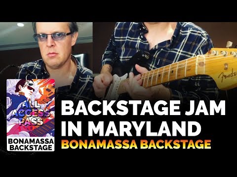 Joe Bonamassa Official - Backstage Jam in Maryland