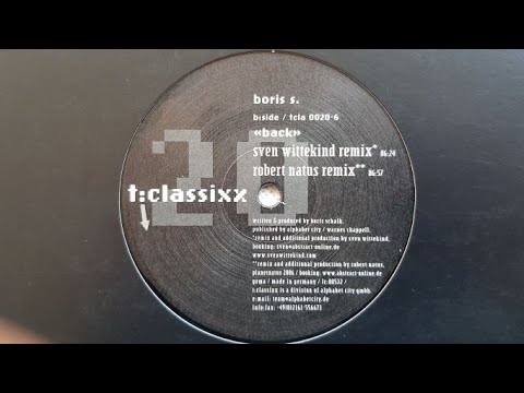 T CLASSIXX /// BORIS S. - BACK Robert Natus remix