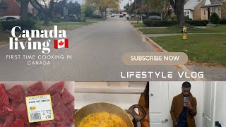 Canada living: first time cooking | Egusi soup | settling in.