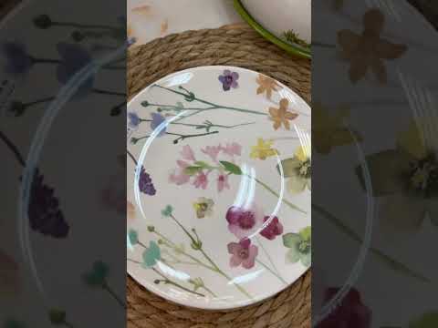 Тарелка "Лесные цветы" 19 см