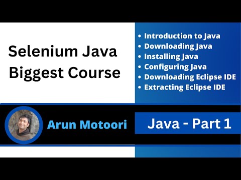 Java Part 1 Selenium Java Biggest Course