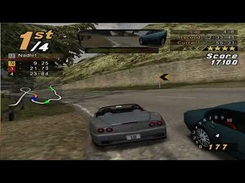 Need for Speed: Hot Pursuit 2, Ferrari 550 Barchetta, 8 laps Alpine Trails II