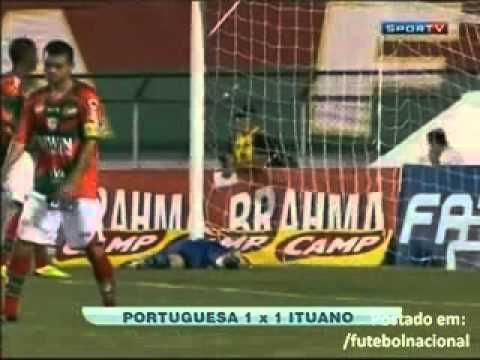 Portuguesa 1 x 1 Ituano - Gols - Campeonato Paulista 2012 [04/02/12]