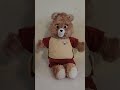 Talking Teddy Ruxpin Bear No Animation