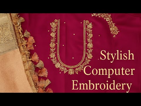 Best computer embroidery designs 😍😍 || Saritha creations