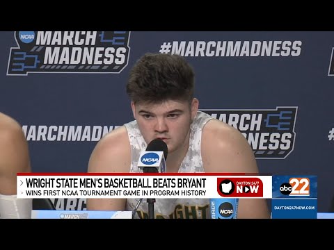 WKEF: Wright State men's basketball beats Bryant in NCAA Tournament