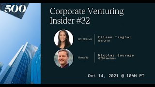 Corporate Venturing Insider #32: Eileen Tanghal @ In Q Tel with Nicolas Sauvage