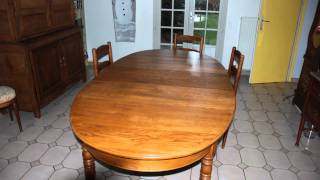 preview picture of video 'Table chêne 16 personnes à vendre 750 €'