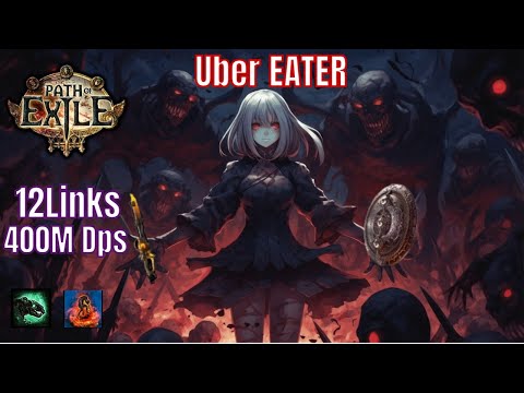 POE 3.21 | 12Links CARRION GOLEM (CI Version) - Uber Eater (40% more life) (Gain 42% life to Es)