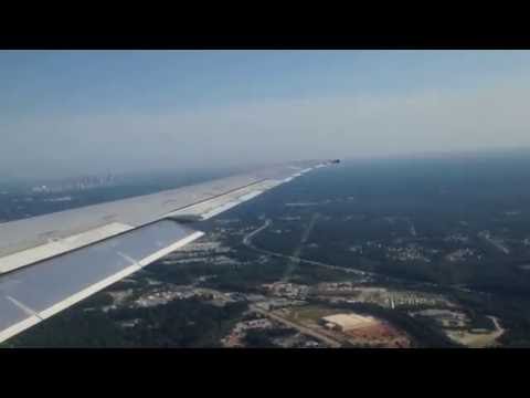 [HD]Delta Airlines MD-88: Augusta(KAGS)-Atlanta(KATL) Landing