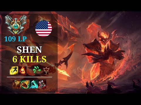 Shen Mid vs Malphite - 6 kills - Jayton NA Master (109 LP) Patch 11.3