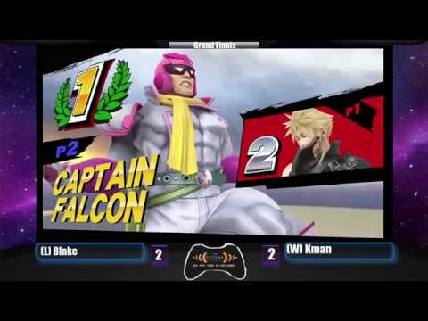 Smash the Score 18 - Grand Finals - Kman (Captain Falcon) vs Blake (Cloud/Rosalina & Luma) - Wii U