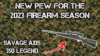 Sighting in the Savage Axis 350 Legend for the 2023 Deer Firearm Season