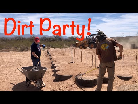 Backfilling Our STRAW BALE HOUSE Pad