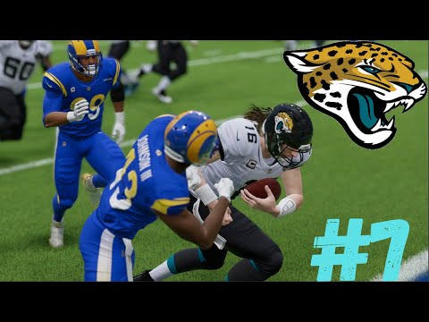 MADDEN 21 TREVOR LAWRENCE JACKSONVILLE JAGUARS FRANCHISE CAREER MODE EPISODE 7!