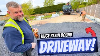 This Will Be The Best Resin Bound Driveway On YouTube