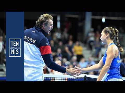 Billie Jean King Cup - France / Pays-Bas : le résumé de Parry / Lamens | FFT