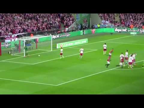 zlatan ibrahimovic free kick  Manchester United vs southampton