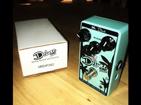 Ultimate Spring Reverb Shoot Out - Episode 11: Mr Black Deluxe Plus - Stratocaster And Les Paul Demo