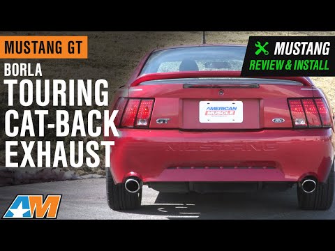 1999-2004 Mustang GT Borla Touring Cat Back Exhaust Sound Clip & Review