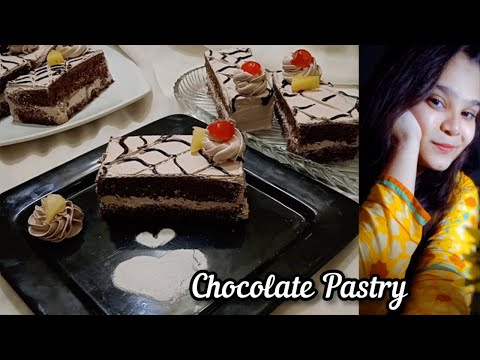Chocolate Pineapple Pastry | Homemade Chocolate ice Pastry | Chocolate Pastry Cake | no oven Cake