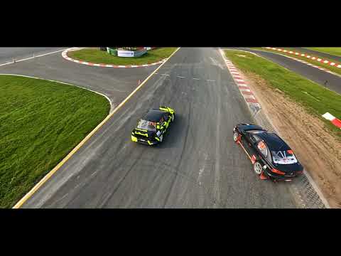 Zbigniew Kwaśniewski l Mitsubishi Lancer Evo IX l RX Słomczyn l from the air