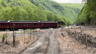 Reading and Northern bike train. Passing Penn Haven Junction.