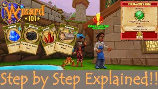 Wizard101 Crafting | First Crafting Quest | How to start crafting!