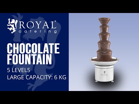 Video - Chocoladefontein - 5 verdiepingen - 6 kg