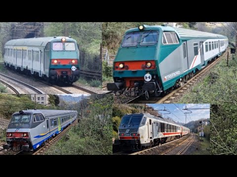 1 ora di orologio con i TRENI DEL MARE TRENORD & i DEVIATI SUCCURSALE / BASSA LENTA DEI GIOVI