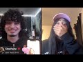 gio and lily recreating their first live 4/8/24 ☺️