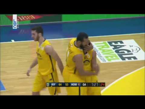 Riyadi v Homenetmen - Amir Saoud 3POINTS  + Replay