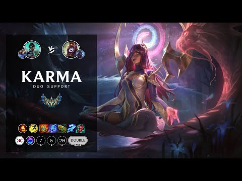 Karma Support vs Lulu - KR Challenger Patch 12.19