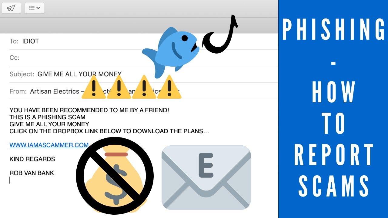 Tradesman Phishing Scam Emails, How to Detect, Avoid and Report