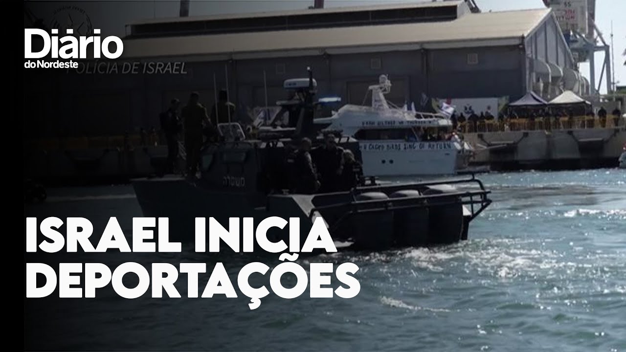 Imagem da notícia Israel inicia deportações após interceptar último navio para Gaza