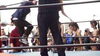 2018.12.31RIZIN シュートガールズ　颯爽と登場