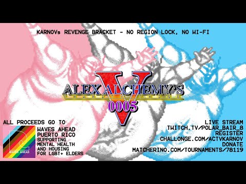Alexalchemy's Charity Thing V - Karnov's Revenge! Supporting Waves Ahead PR