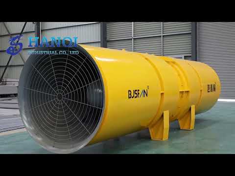 Tunnel fan demonstration video#tunnelventilation #axialfan #centrifugalfan