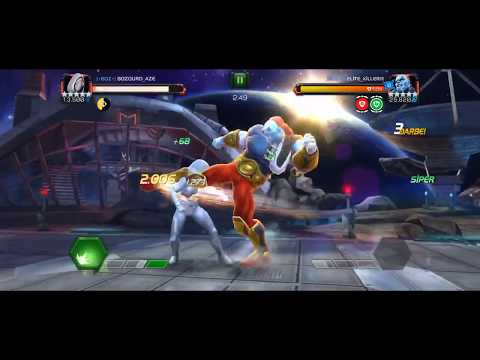 Ghost & The Champion - Alliance Wars Boss Fight - MCOC Marvel Contest of Champions