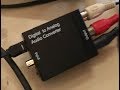From Gearbest DA Digital to R / L Analog Audio Converter Switcher  - BLACK