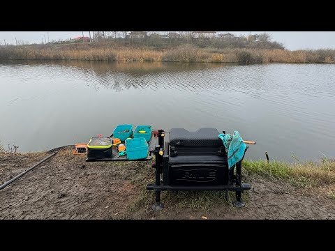 Fishing with Method Feeder in winter on Balta Sinesti 2 || 3 degrees || AE BAITS