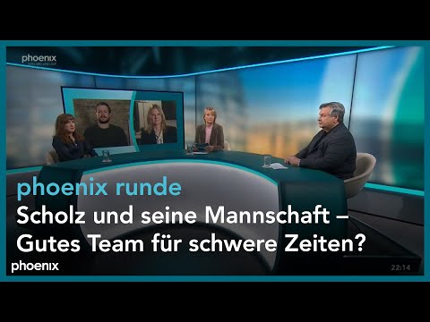 phoenix runde: Scholz und seine Mannschaft – Gutes Team für schwere Zeiten?