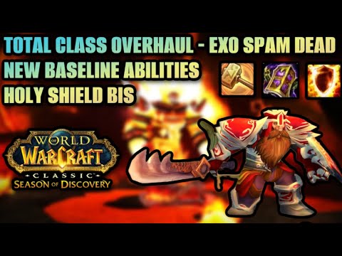 PALADIN PHASE 4 SOD PTR DAY 1 - NEW RUNES - NEW BASELINE ABILITIES  - TIER SETS - EXO SPAM IS DEAD