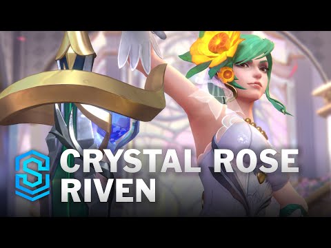 Crystal Rose Riven Wild Rift Skin Spotlight