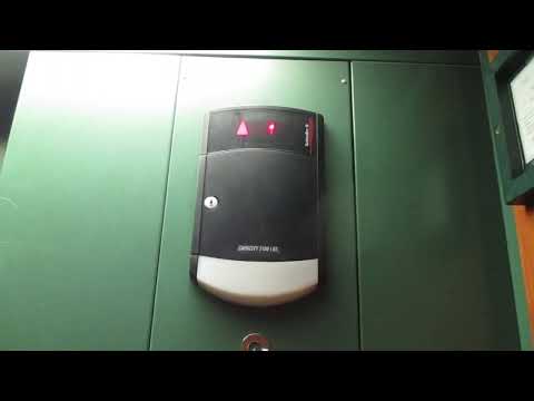 Epic Motor! EARLY Schindler HT 330a Hydraulic Gym Elevator @ St. Edward High School, Lakewood, OH