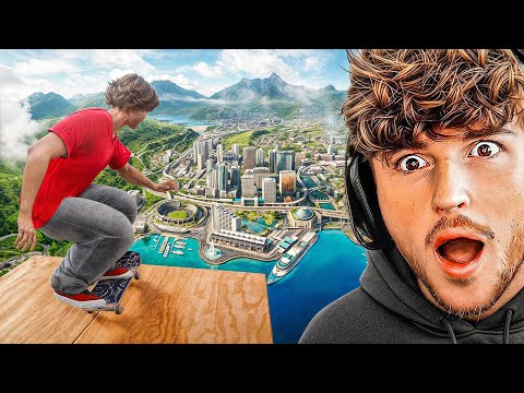 Jumping The ENTIRE MAP In Skate..