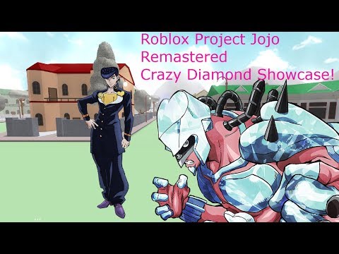 Star Platinum Vs Crazy Diamond Project Jojo Smotret Onlajn Na - roblox project jojo remastered crazy diamond showcase