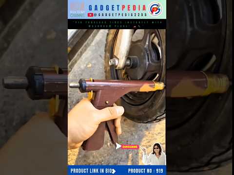 "Fix Tubeless Tires Instantly with Mushroom Plugs! 🚗🔧" #shorts #youtubeshorts #ytshorts #diy #tools